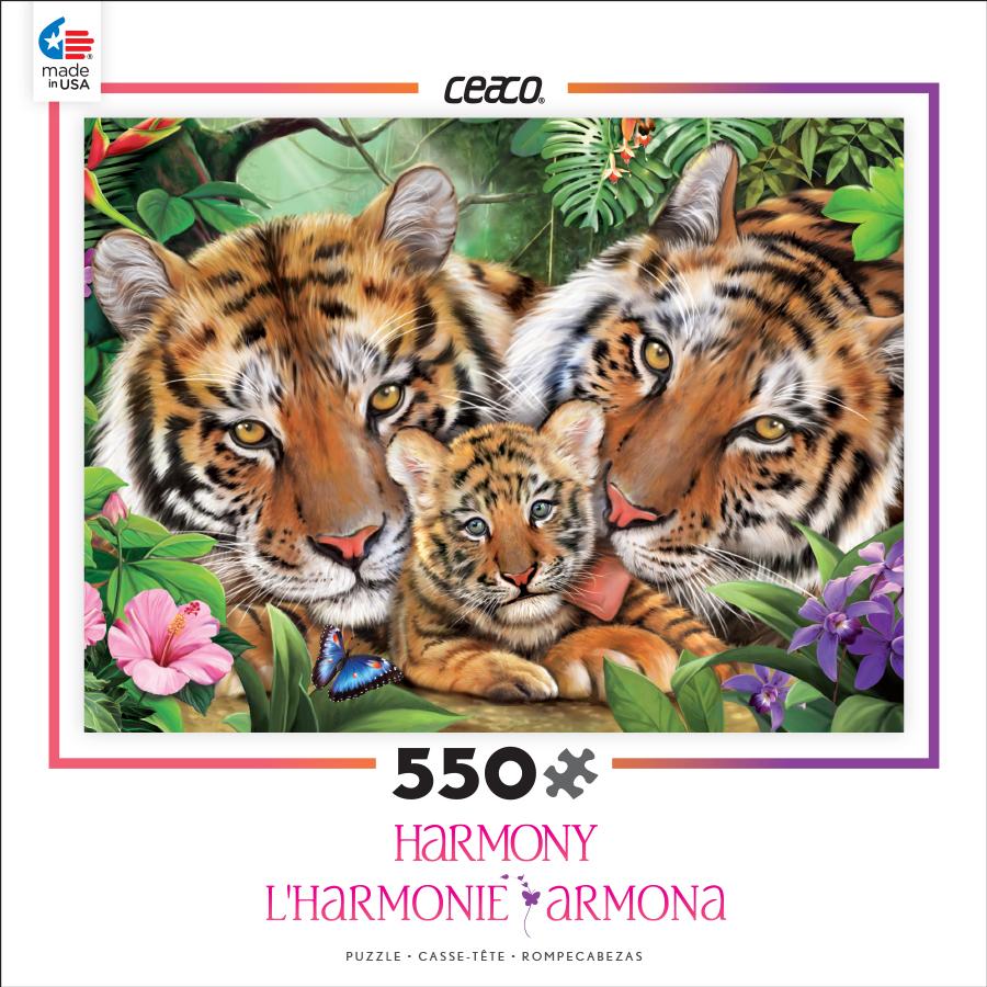 Tiger Love 550 Piece Puzzle