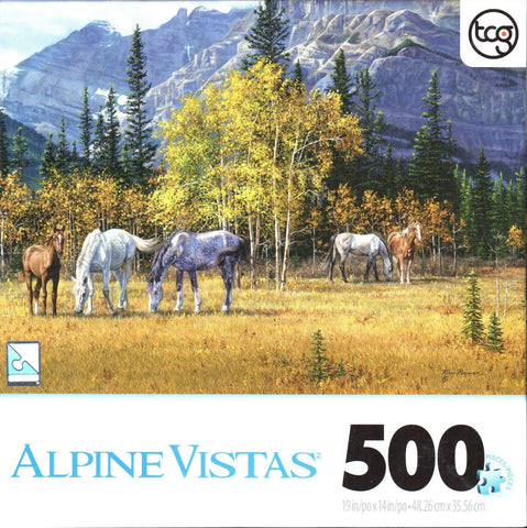 Alpine Vistas: Autumn's Gift 500 Piece Puzzle