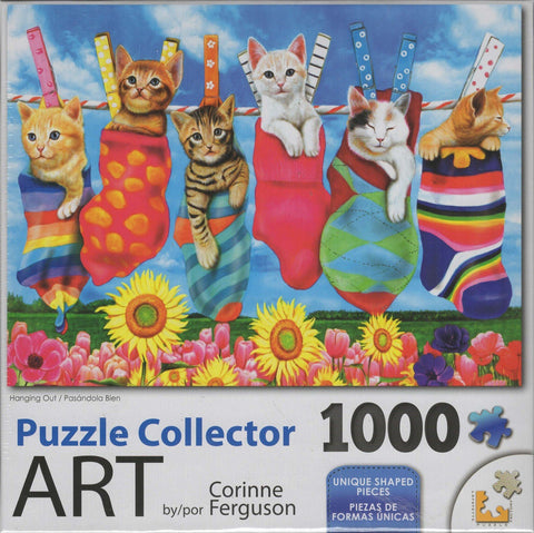 Puzzle Collector Art 1000 Piece Puzzle - Hanging Out