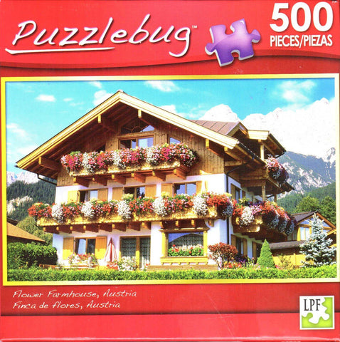 Puzzlebug 500 - Flower Farmhouse Austria