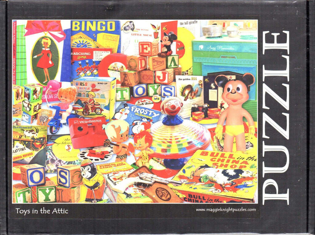 Toys In The Attic By Maggie Knight 672 Piece Puzzle
