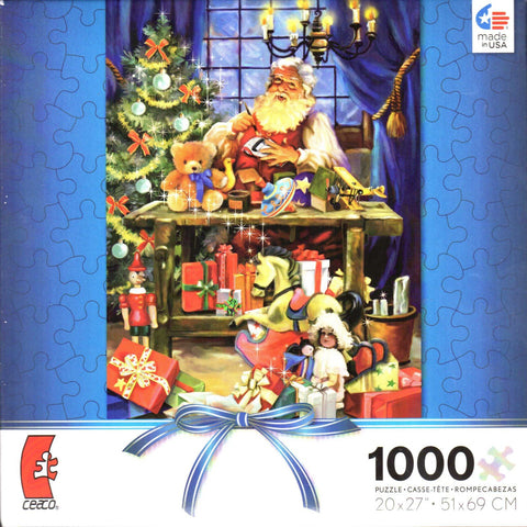 Santa's Workshop 1000 Piece Puzzle
