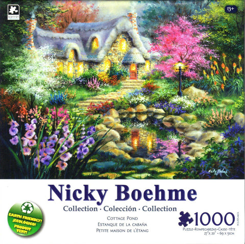 Cottage Pond 1000 Piece Puzzle