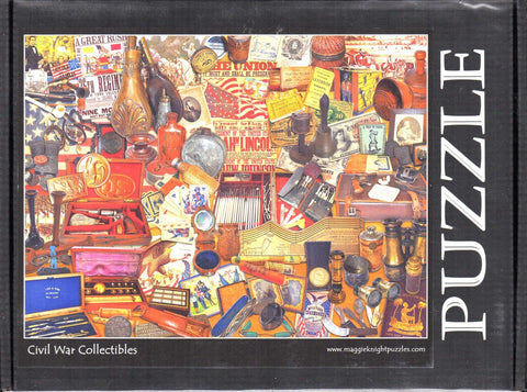 Civil War Collectibles By Maggie Knight 672 Piece Puzzle