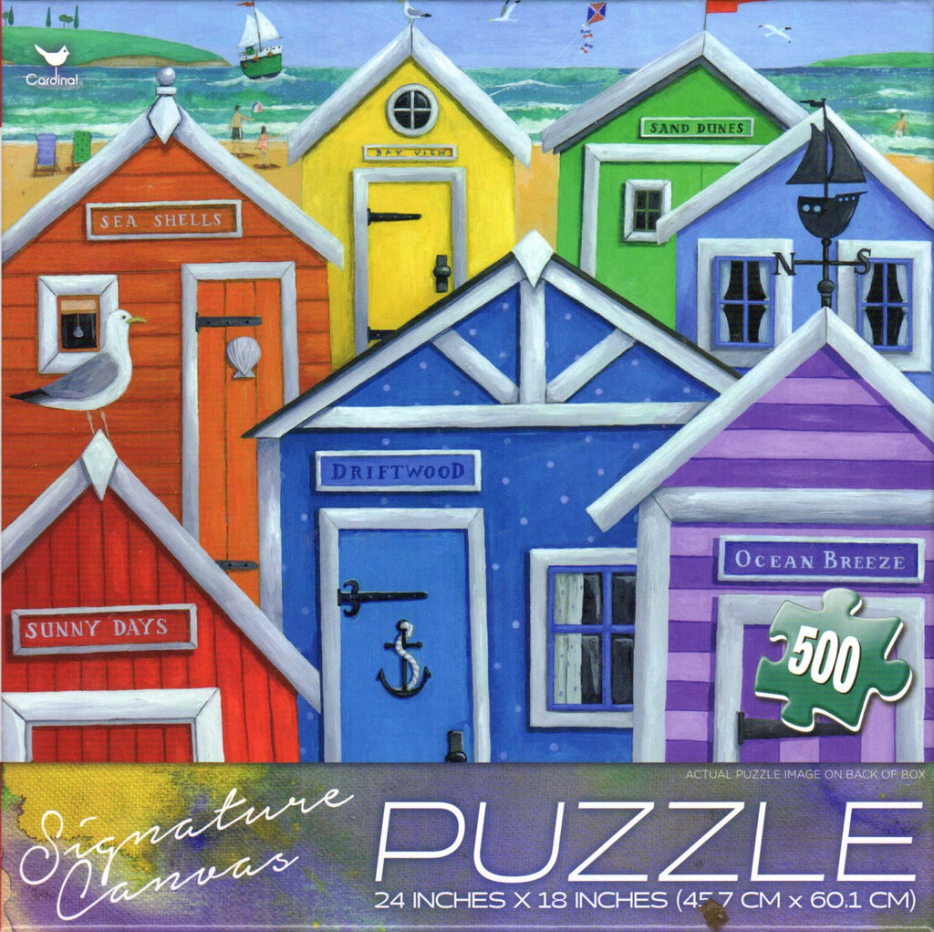 Signature - Rainbow Beach Huts 500 Puzzle