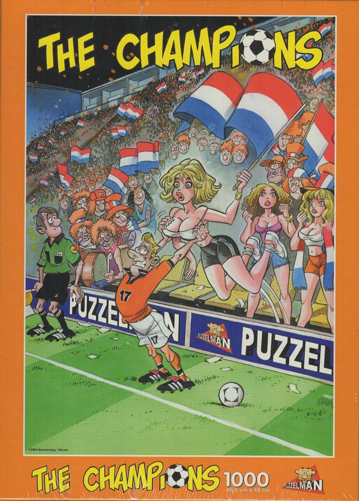 Puzzleman 1000 Piece Puzzle - The Champions: Dutch Fans