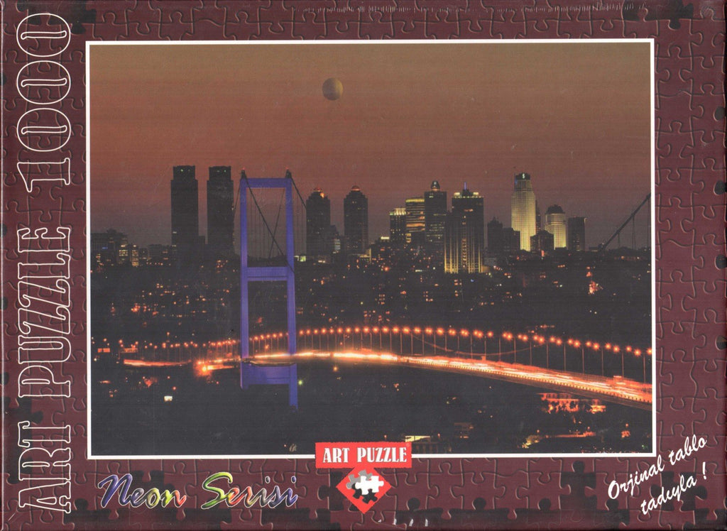 Bosphorus Bridge - Neon Series 1000 Piece Puzzle
