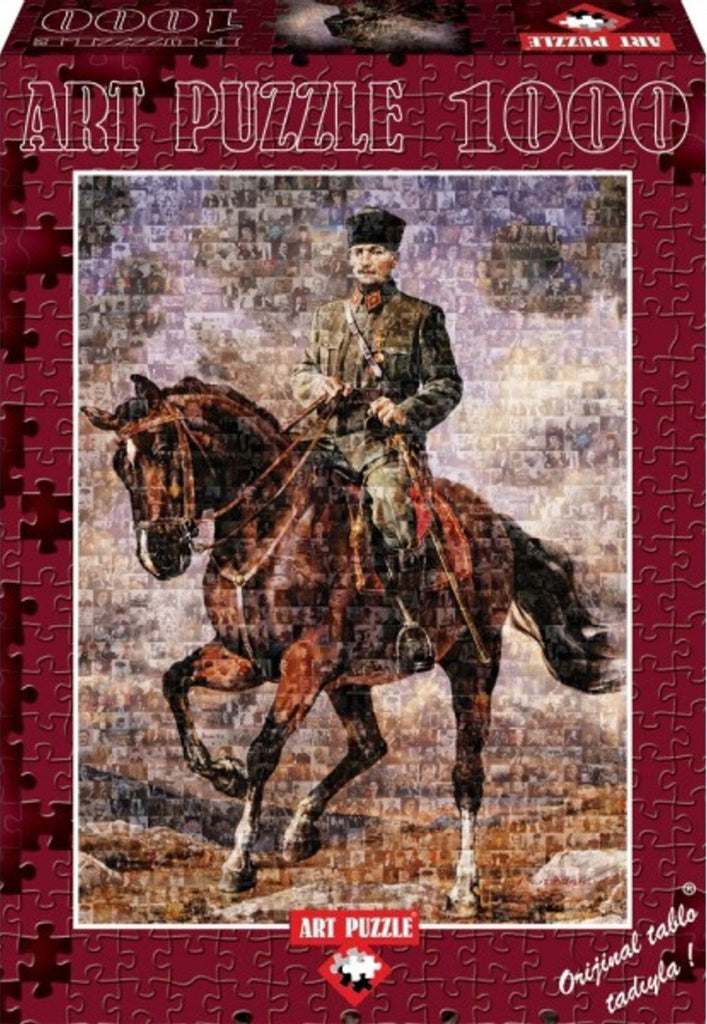 Ghazi Mustafa Kemal With His Horse Named "Sakarya" 1000 Piece Puzzle