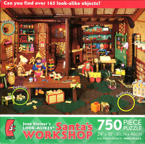 Santa's Workshop 750 Piece Puzzle