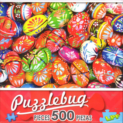 Puzzlebug 500 - Traditional Painted Eggs