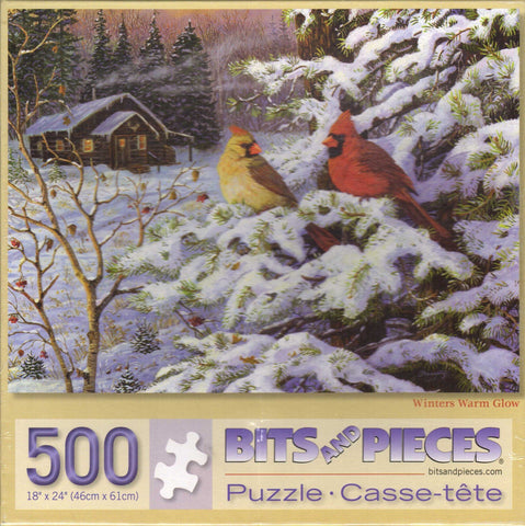 Winters Warm Glow 500 Piece Puzzle