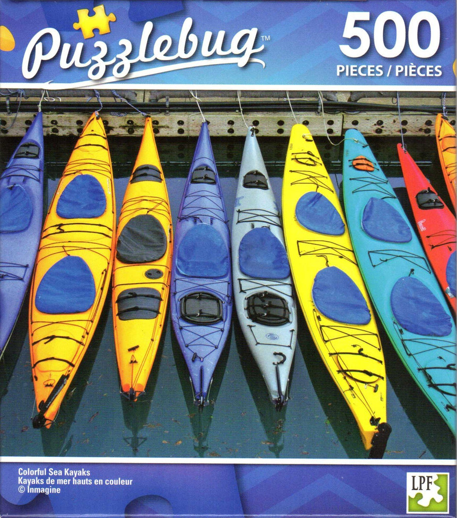 Puzzlebug 500 - Colorful Sea Kayaks