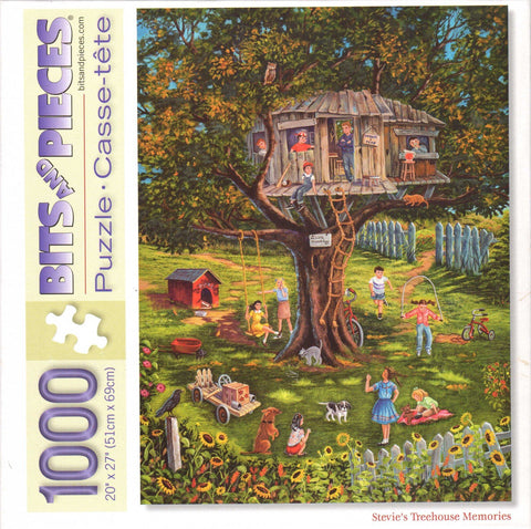 Stevie's Treehouse Memories 1000 Piece Puzzle