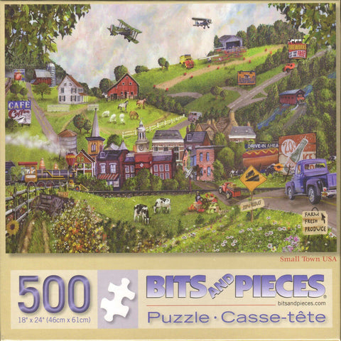 Small Town USA 500 Piece Puzzle