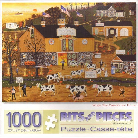 When The Cows Come Home 1000 Piece Puzzle