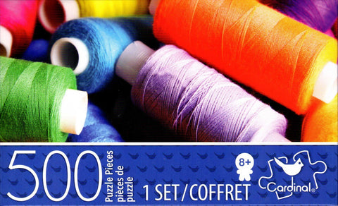 Multicolor Sewing Threads 500 Piece Puzzle