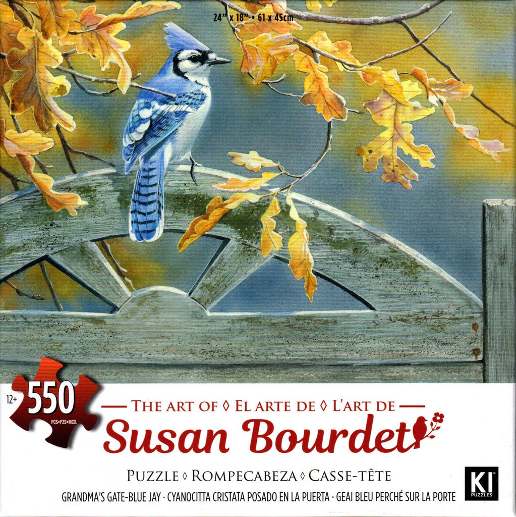 Grandma's Gate-Blue Jay 550 Piece Puzzle