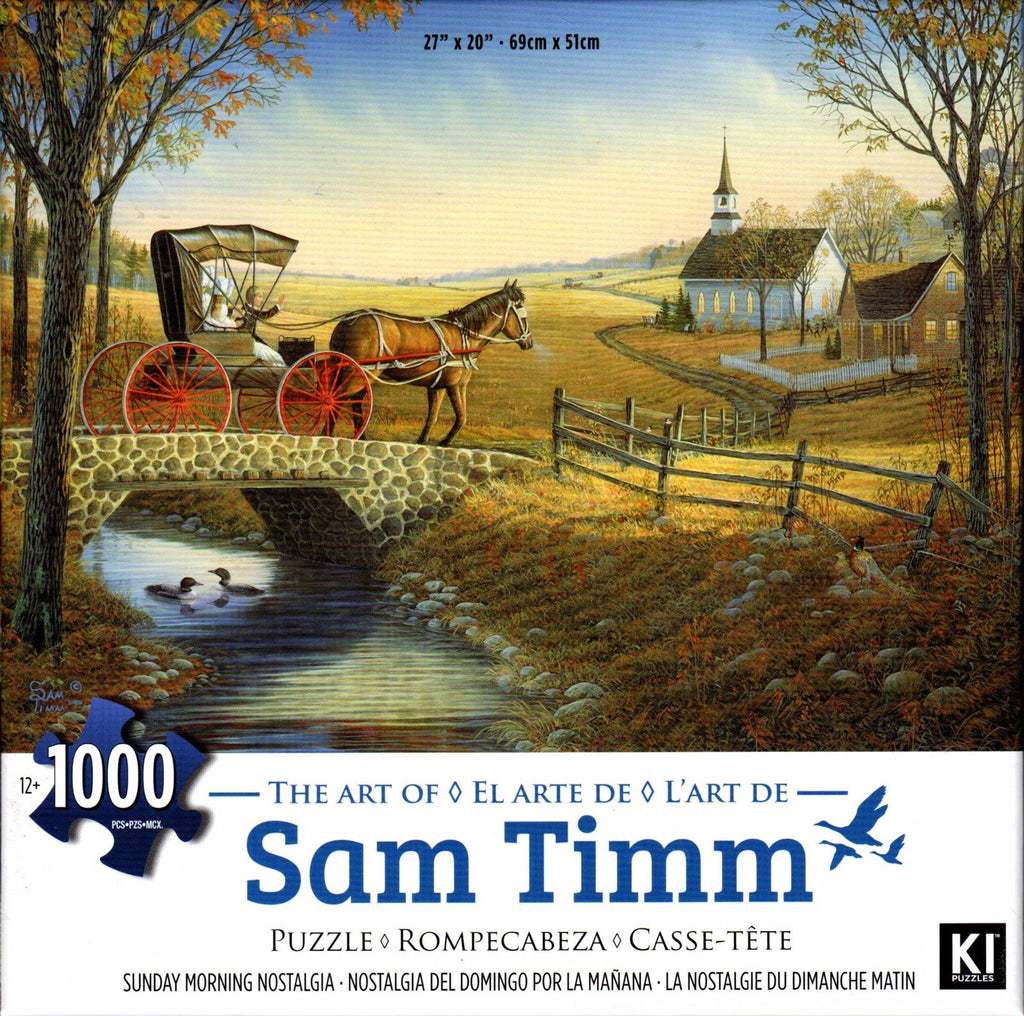 Sunday Morning Nostalgia 1000 Piece Puzzle