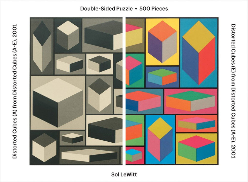 Sol Lewitt 500 Piece 2-Sided Puzzle (Museum of Modern Art)
