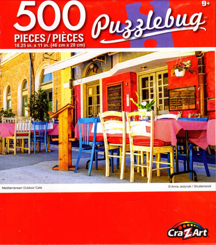 Puzzlebug 500 - Mediterranean Outdoor Café