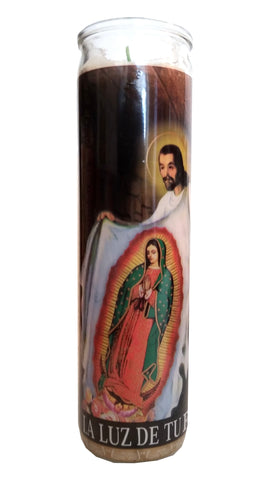 Juan Diego Devotional Candle (La Luz de Tu Fe)