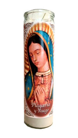Virgin of Guadalupe (Virgen de Guadalupe) Devotional (Plegaria y Ruego) Candle