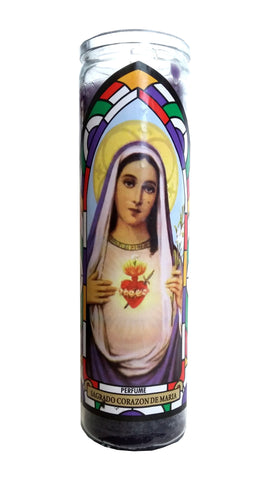 Sacred Heart of Mary (Sagrado Corazon De Maria) Perfume Devotional Purple Candle