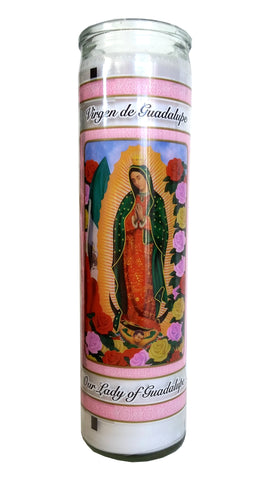 Our Lady of Guadalupe (Virgen de Guadalupe) Devotional Candle