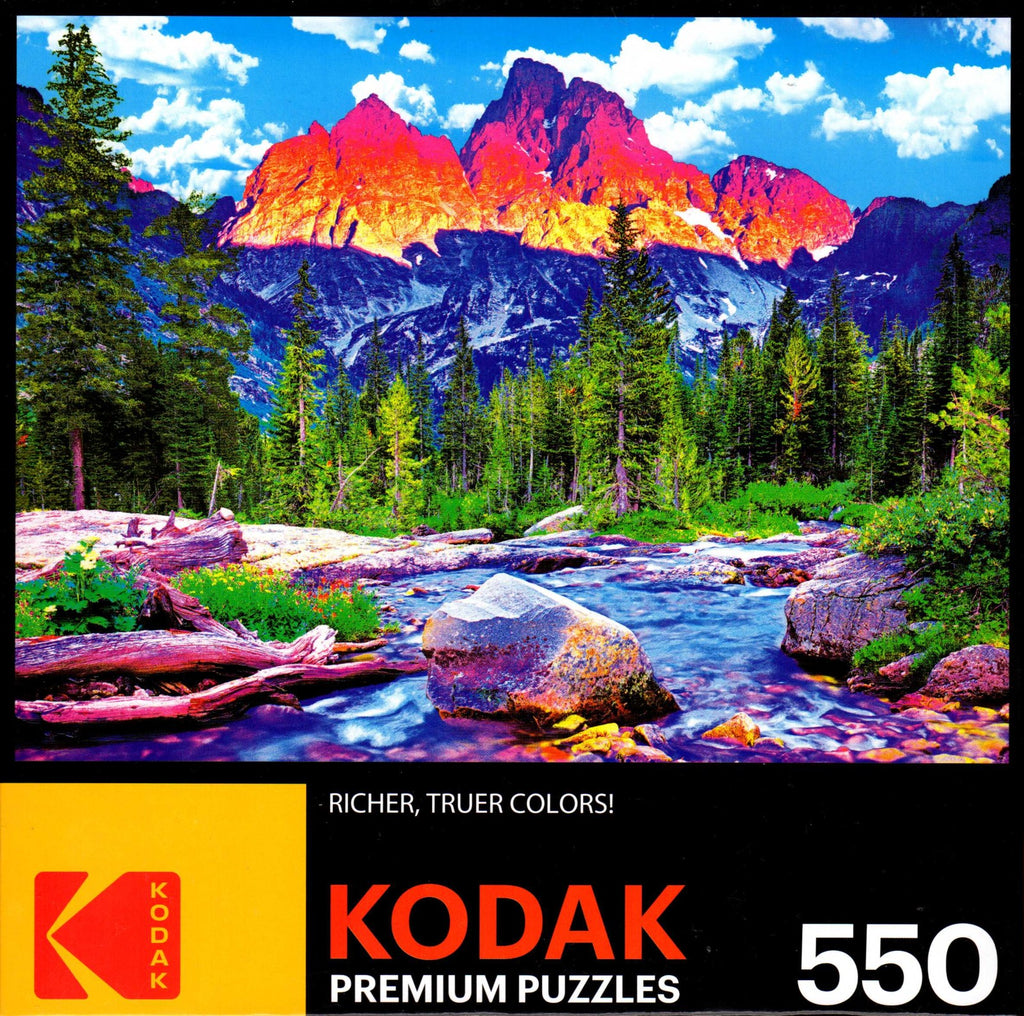 Kodak - Tetons Alpenglow Grand Tetons Wyoming 550 Piece Puzzle