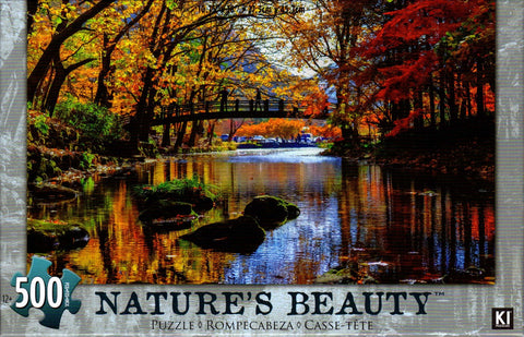 Nature's Beauty - Bridge Over Calm Water 500 Piece Puzzle