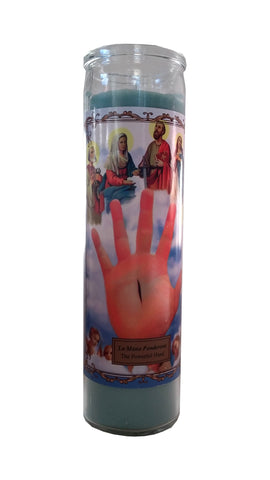 Powerful Hand (La Mano Ponderosa) Devotional Green Candle