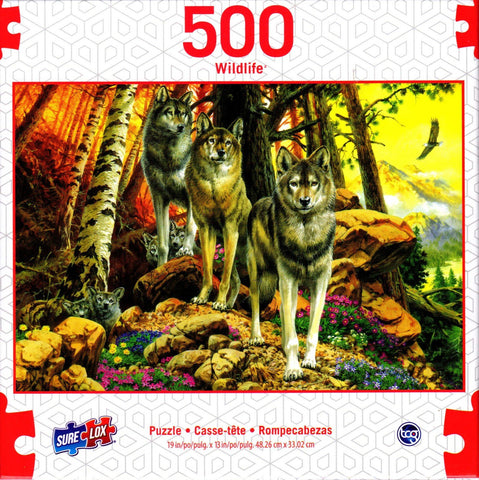 Wolf Mothers and Cubs 500 Piece Puzzle