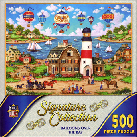 Balloons Over the Bay 500 Piece Puzzle