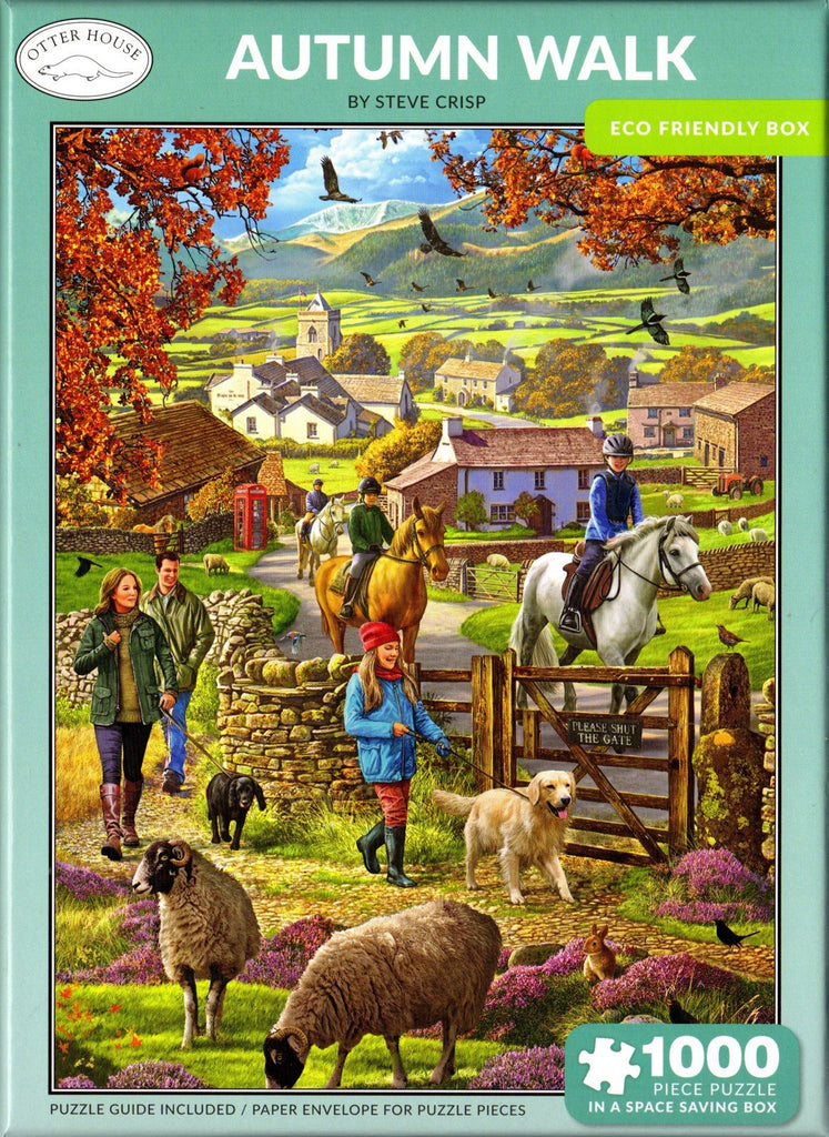 Otter House 1000 Piece Puzzle - Autumn Walk