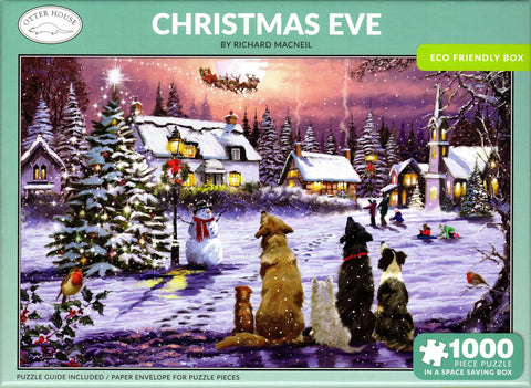 Otter House 1000 Piece Puzzle - Christmas Eve