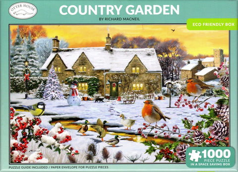 Otter House 1000 Piece Puzzle - Country Garden