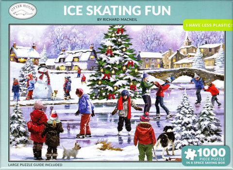 Otter House 1000 Piece Puzzle - Ice Skating Fun