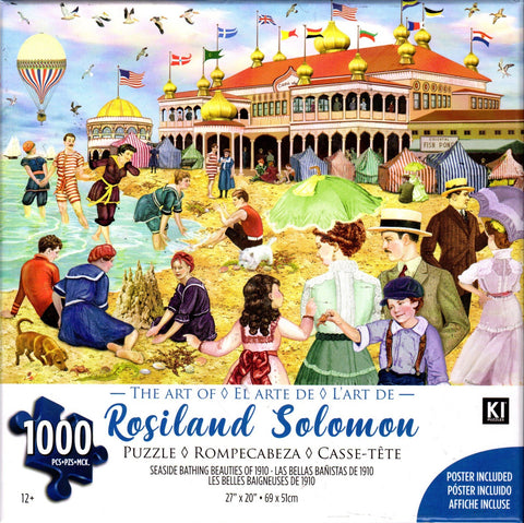 Seaside Bathing Beauties of 1910 1000 Piece Puzzle