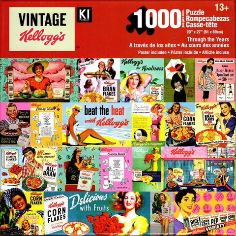 Kellogg's Through the Years 1000 Piece Puzzle