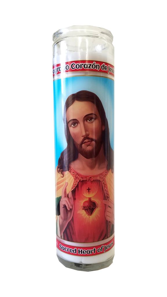 Sacred Heart (Sagrado Corazon de Jesus) Devotional Candle
