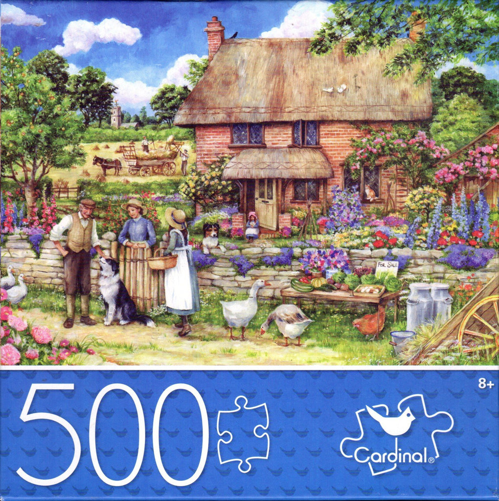 Farm Cottage by Debbie Cook 500 Piece Puzzle