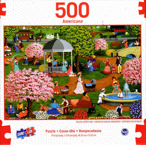 Mother's Day at the Park 500 Piece Puzzle