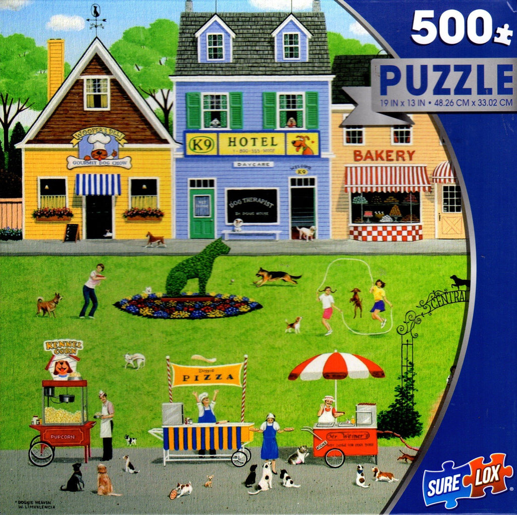 Doggie Heaven by Limvalencia 500 Piece Puzzle