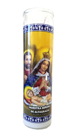 Our Lady of Altagracia (Nuestra Senora de Altagracia) Devotional Candle