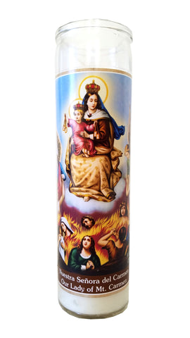 Our Lady of Mt. Carmen (Nuestra Senora del Carmen) Devotional Candle