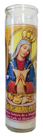 Our Lady of Altagracia (Nuestra Senora de a Altagracia) Devotional Candle