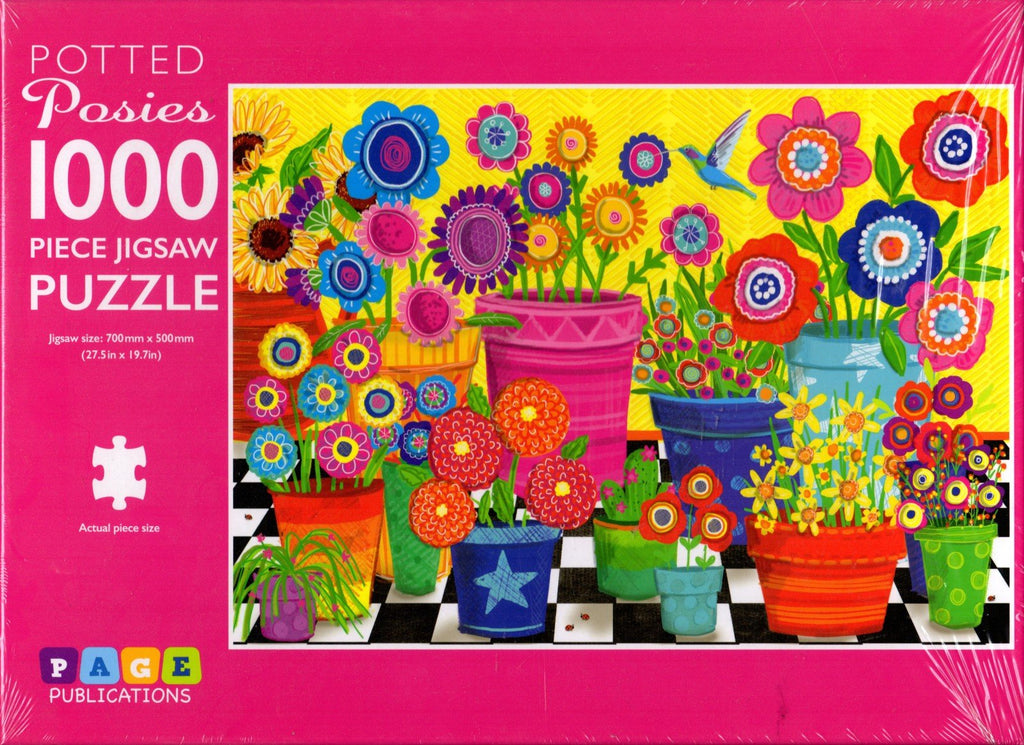 Potted Posies 1000 Piece Puzzle