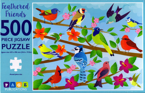 Feathered Friends 500 Piece Puzzle