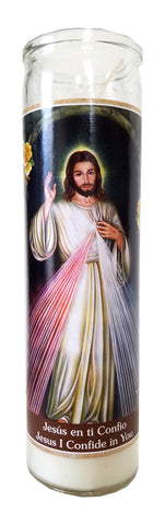 Jesus I Confide in You (Jesus en ti Confio) Devotional Candle