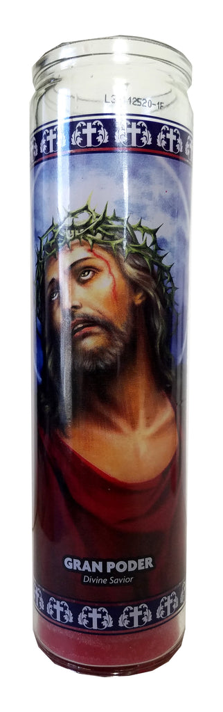 Divine Savior (Gran Poder) Red Devotional Candle